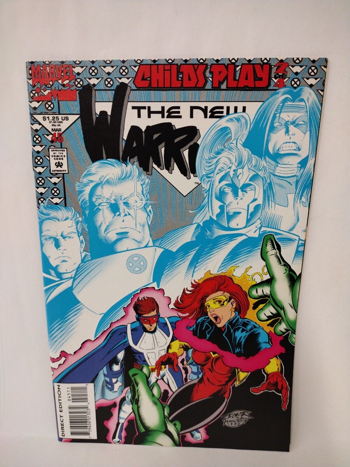 Marvel Comics CHILD'S PLAY Complete Story X-Force 32 33 New Warriors 45 46 VF-NM