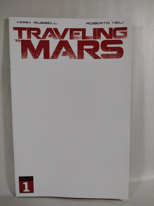 Traveling To Mars #1 Ablaze Mark Russell Comic Blank Sketch Cover Variant New NM