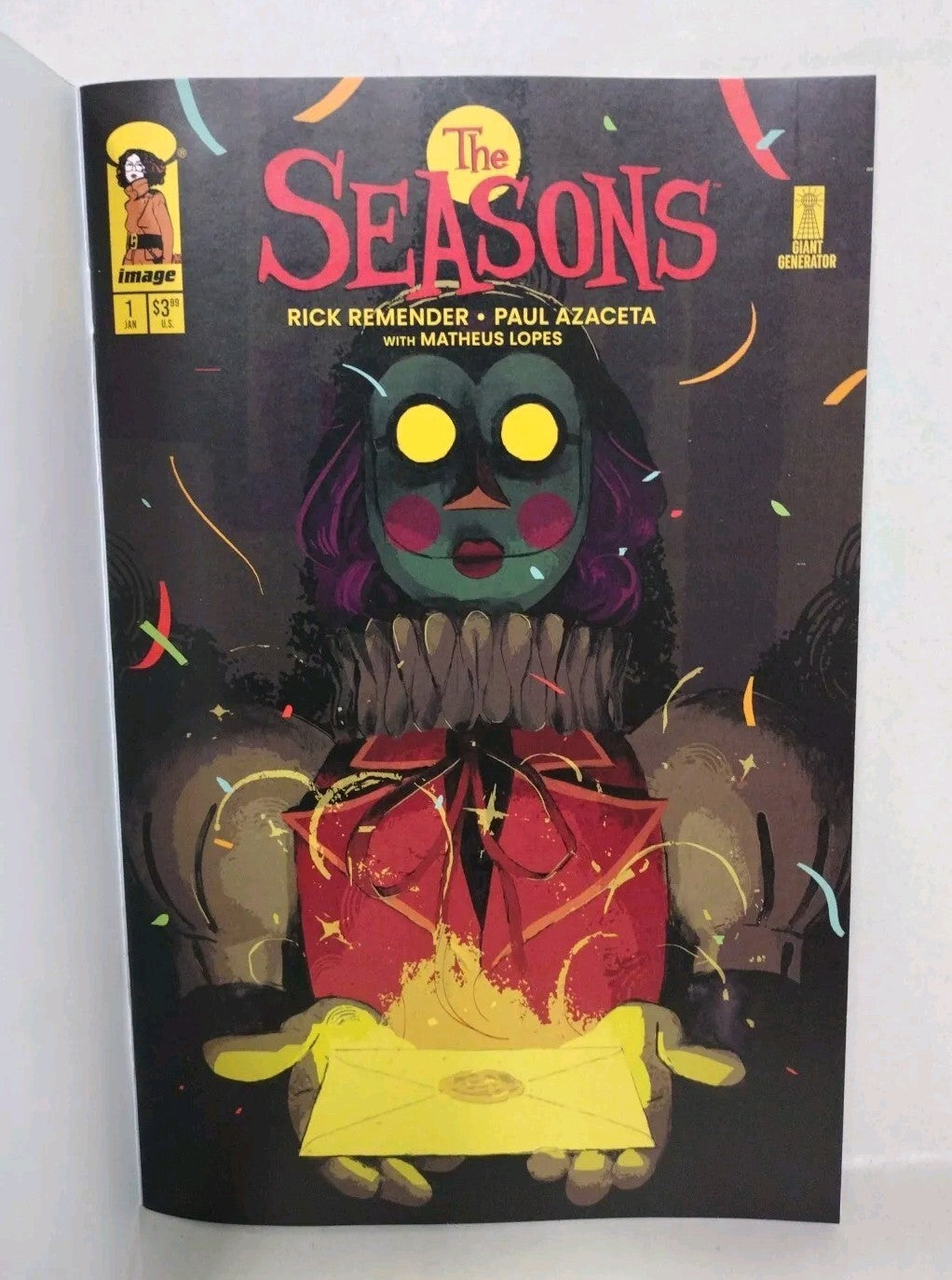 Seasons #1 (2025) Rick Remender Image Comic Sketch Variant W Original DCastr Art