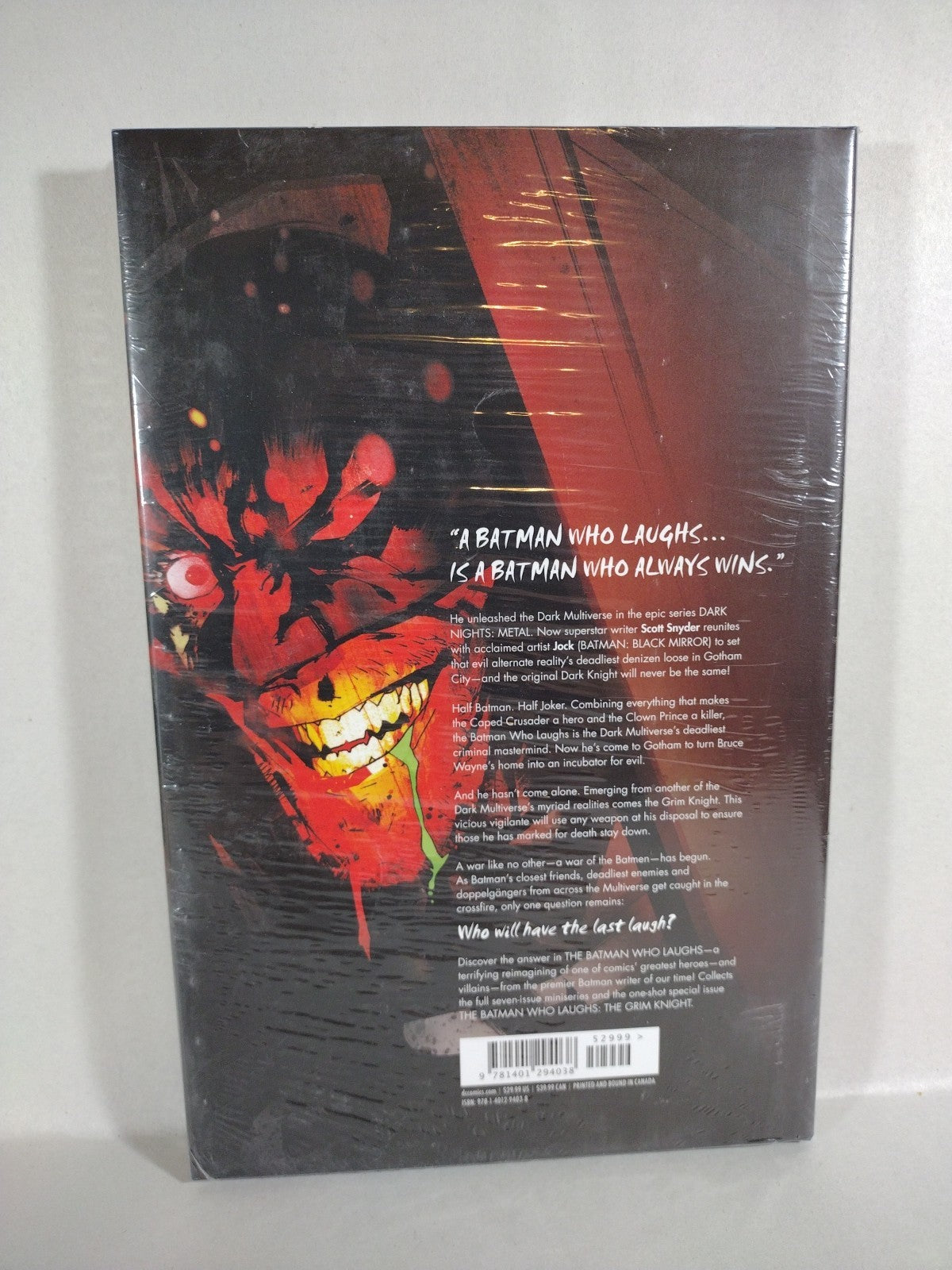Batman Who Laughs (2021) DC Hardcover Scott Snyder Jock New Sealed HC