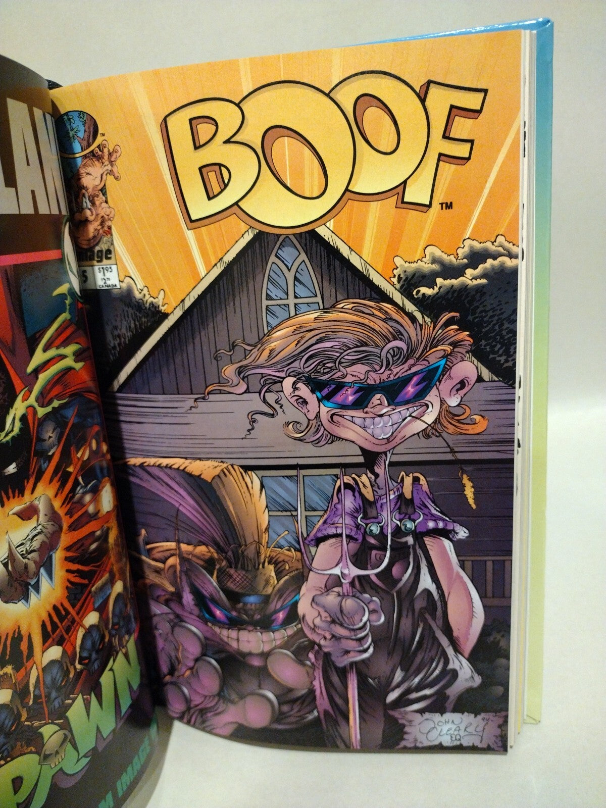 Boof & The Bruise Crew 1994 Complete Collection Custom Bound Image Comic HC ARG