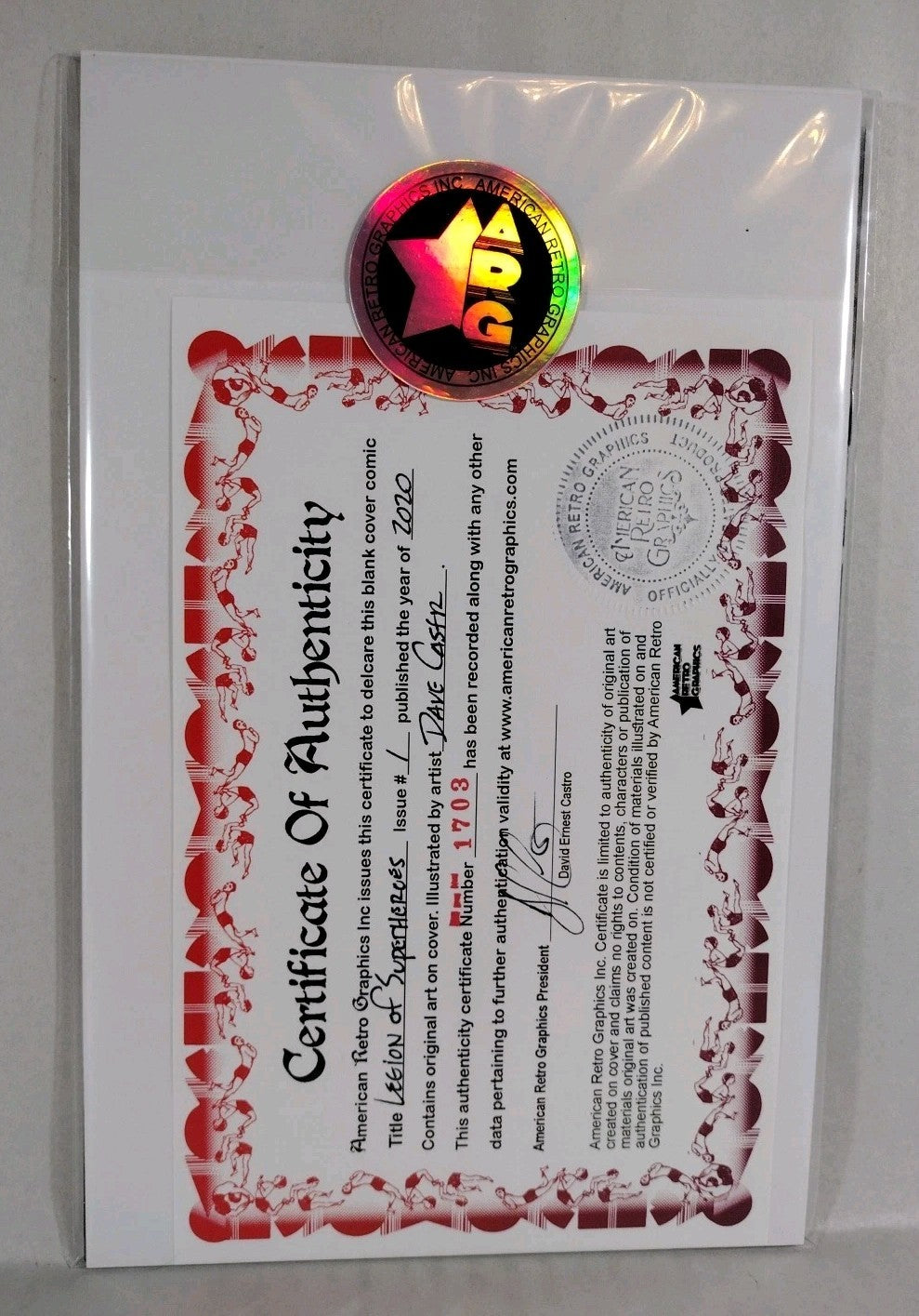 Legion Of Superheroes #1 (2020) DC Sketch Var Comic Cover W Original DCastr Art