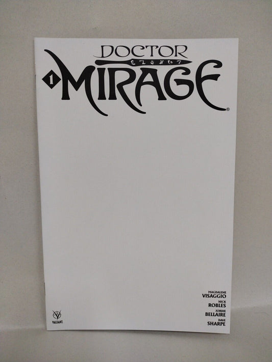 Doctor Mirage #1 (2019) Valiant Comic Blank Sketch Variant Cover F New NM