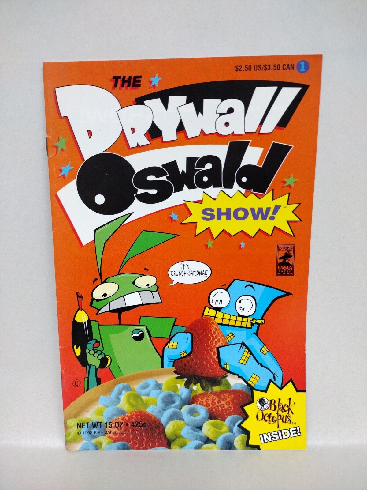 Drywall Oswald Show (1998) Complete Fireman Comic Miniseries 1 2 + Unzipped 1