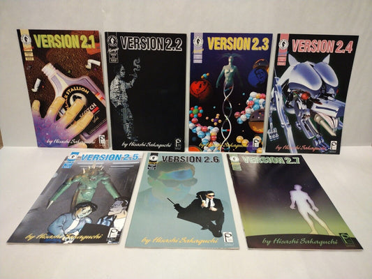 Version 2.1 (1993) #2.1-2.7 Dark Horse Comic Set Hisashi Sakaguchi 