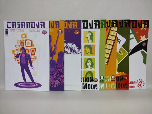Casanova (2005) Image Comic Lot Set #1 3 5 8 9 10 11 14 Matt Fraction Gabriel Ba