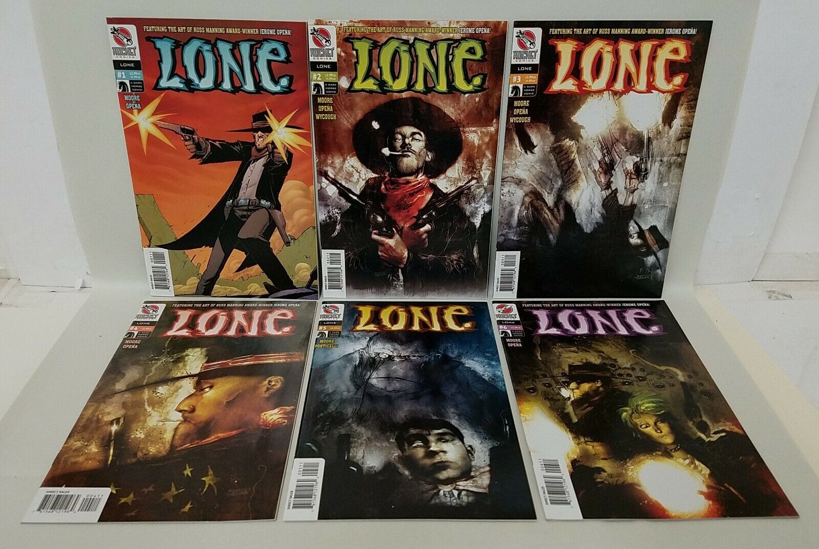 Lone (2003) 1-6 Complete Comic Set 1 2 3 4 5 6 Jerome Opena Dark Horse Western