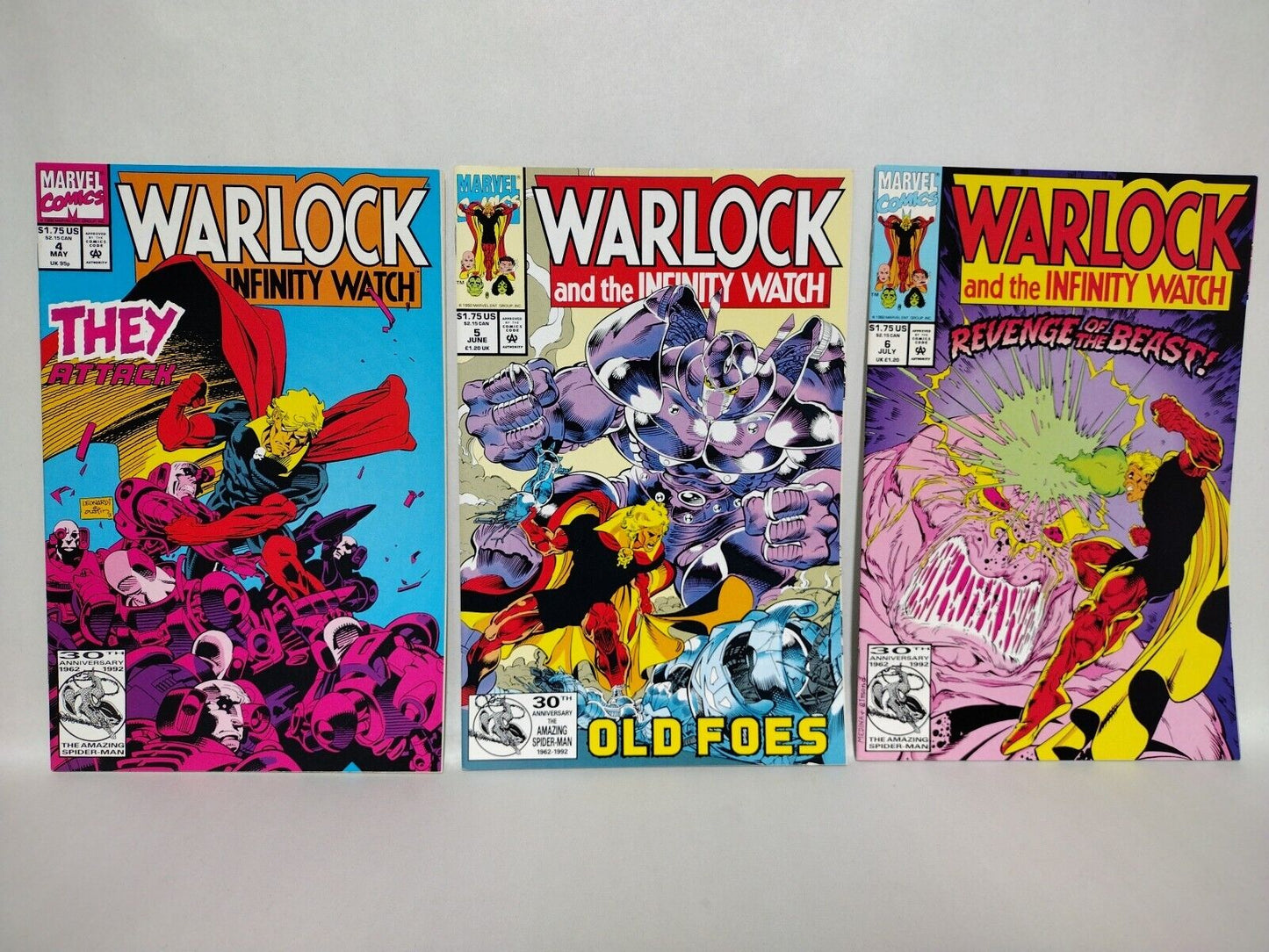 Warlock And The Infinity Watch (1992) Marvel Comic Lot #1-7 9-24 30 31 35 36 38