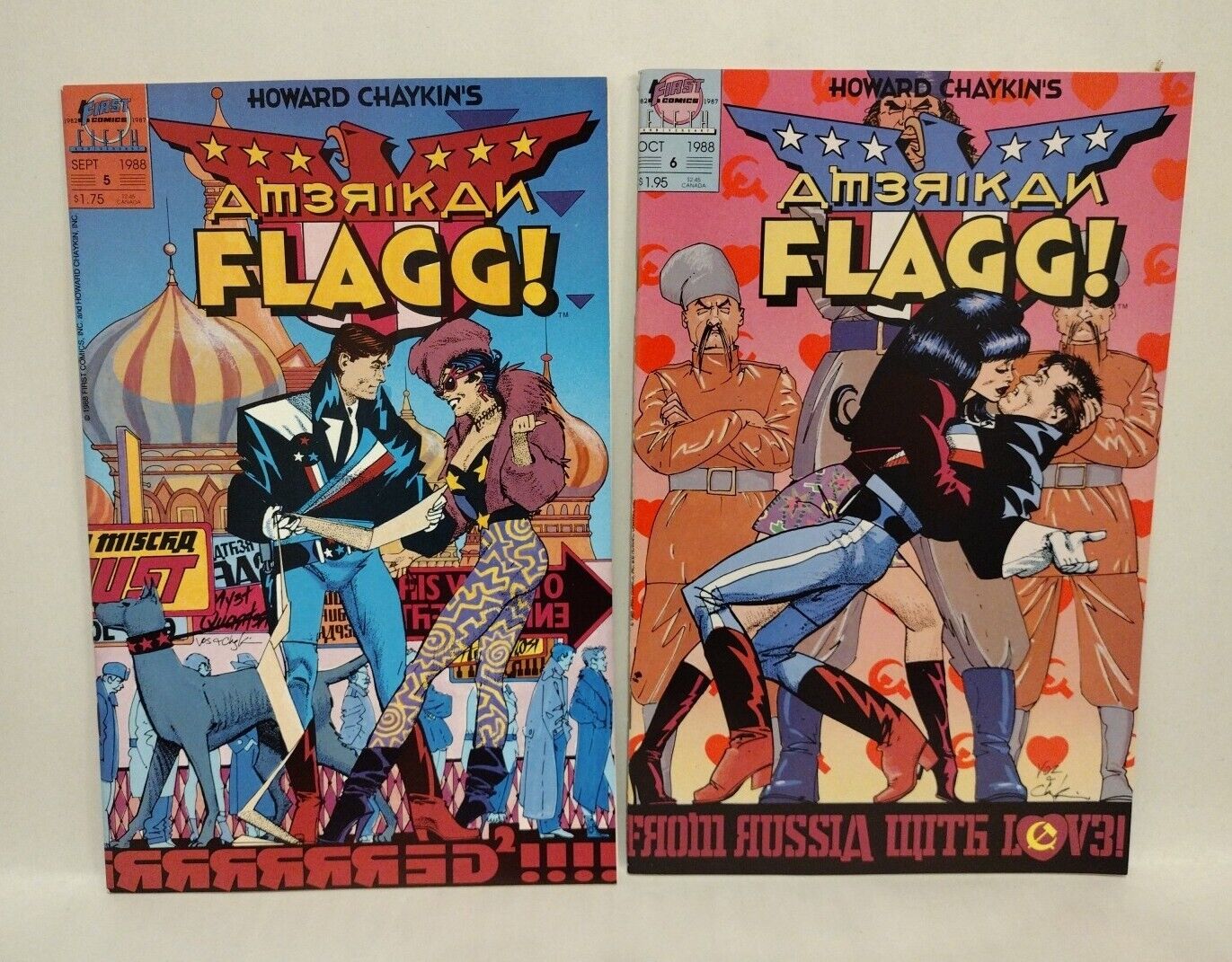 Amerikan Flagg (1988) Complete First Comics Vol 2 Lot Set #1-12 Howard Chaykin