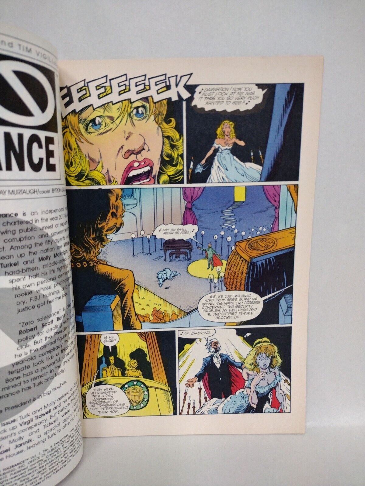 Zero Tolerance (1990) Complete First Comics Series 1 2 3 4 Signed Vigil Barbour 