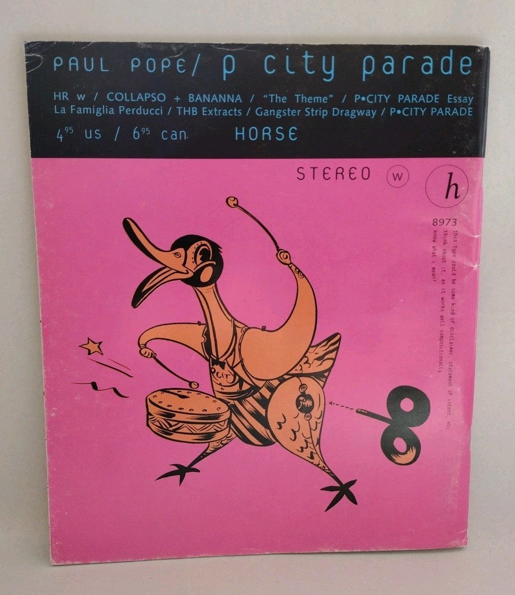 P CITY PARADE (1997) Paul Pope Horse Press SC Comic THB 1st print