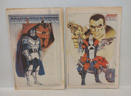 Comic Shop News (1992) 281 & 284 Punisher Doom 2099 Complete Reader Issues