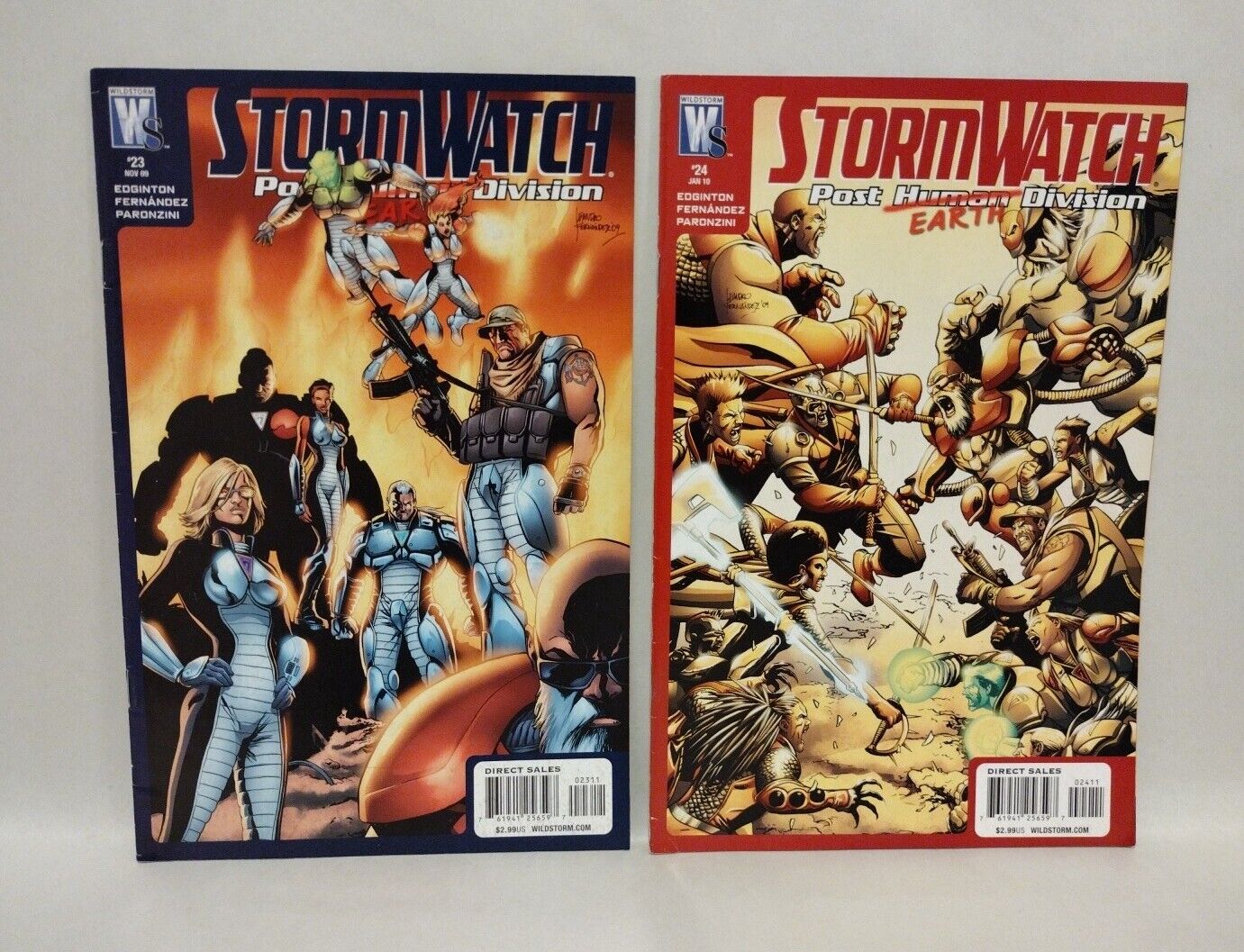 Stormwatch Post Human Division (2008) Wildstorm Comic Set #13-24 Last Issues