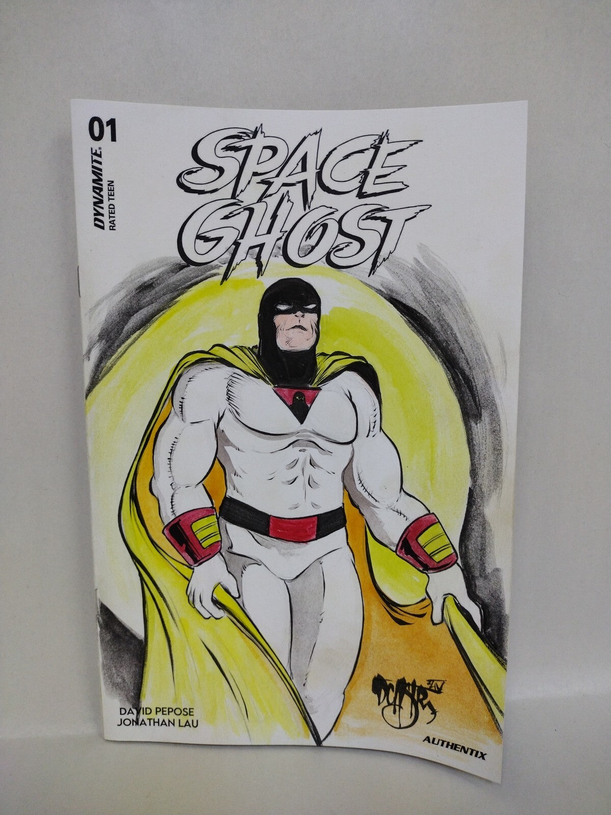 Space Ghost #1 (2024) Dynamite Comic Sketch Var Cover W Original Dave Castr Art
