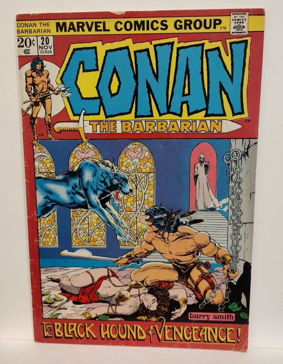 Conan #20 (1972) Bronze Age Marvel Comic Roy Thomas Barry Windsor-Smith