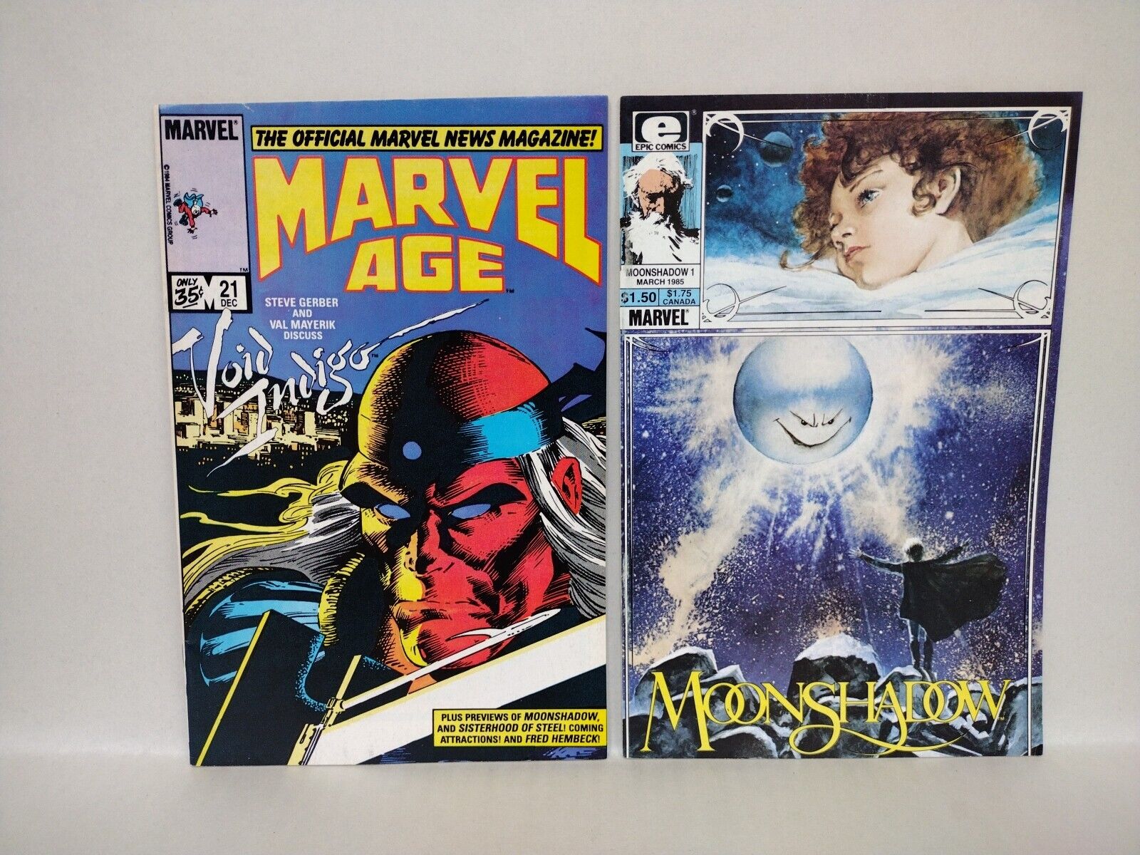 Moonshadow (1986) Complete Marvel Epic Comic Lot Set #1-12 Marvel Age #21