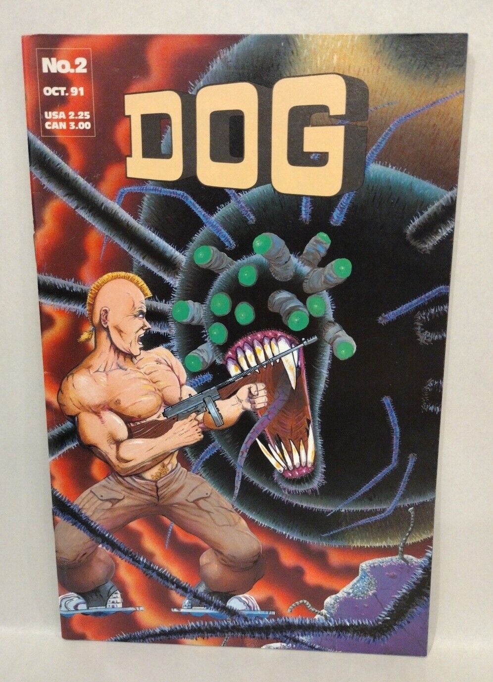 Dog #1 2 3 (1991) Complete Rebel Studios Comic Set Joe Vigil Outlaw