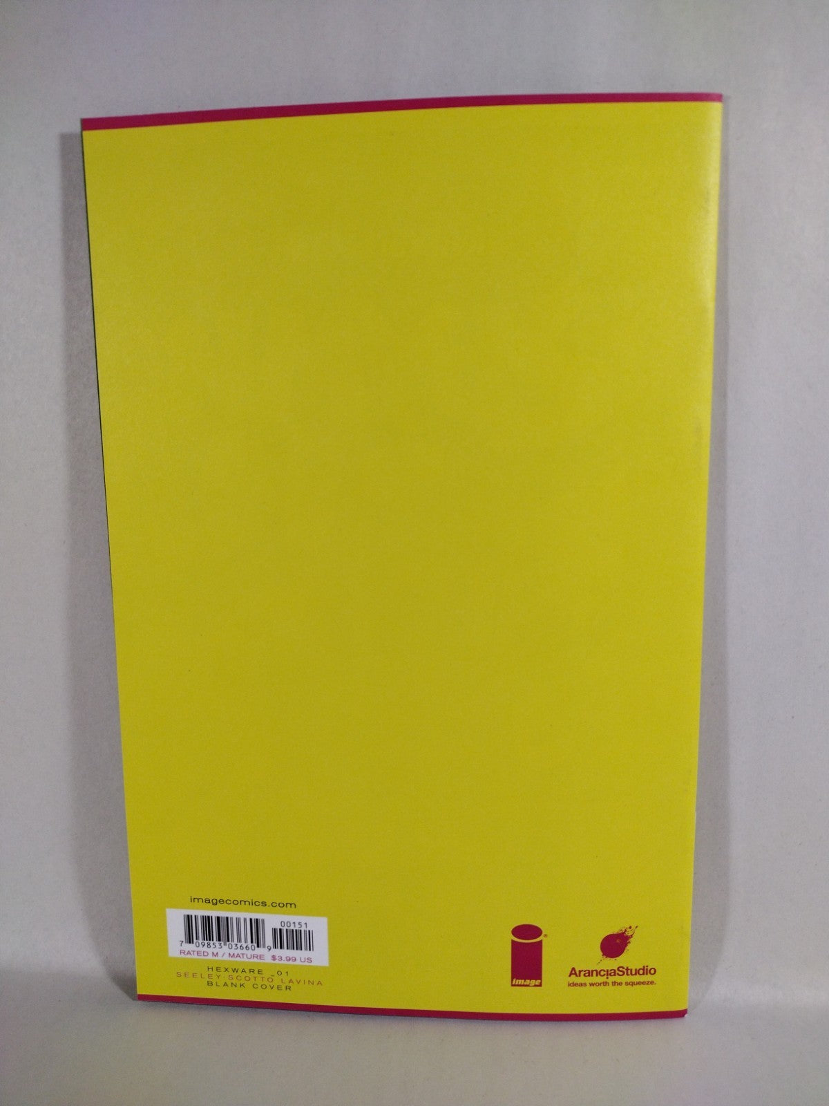 HEXWARE #1 (2022) Image Blank Sketch Cover Variant Comic NM