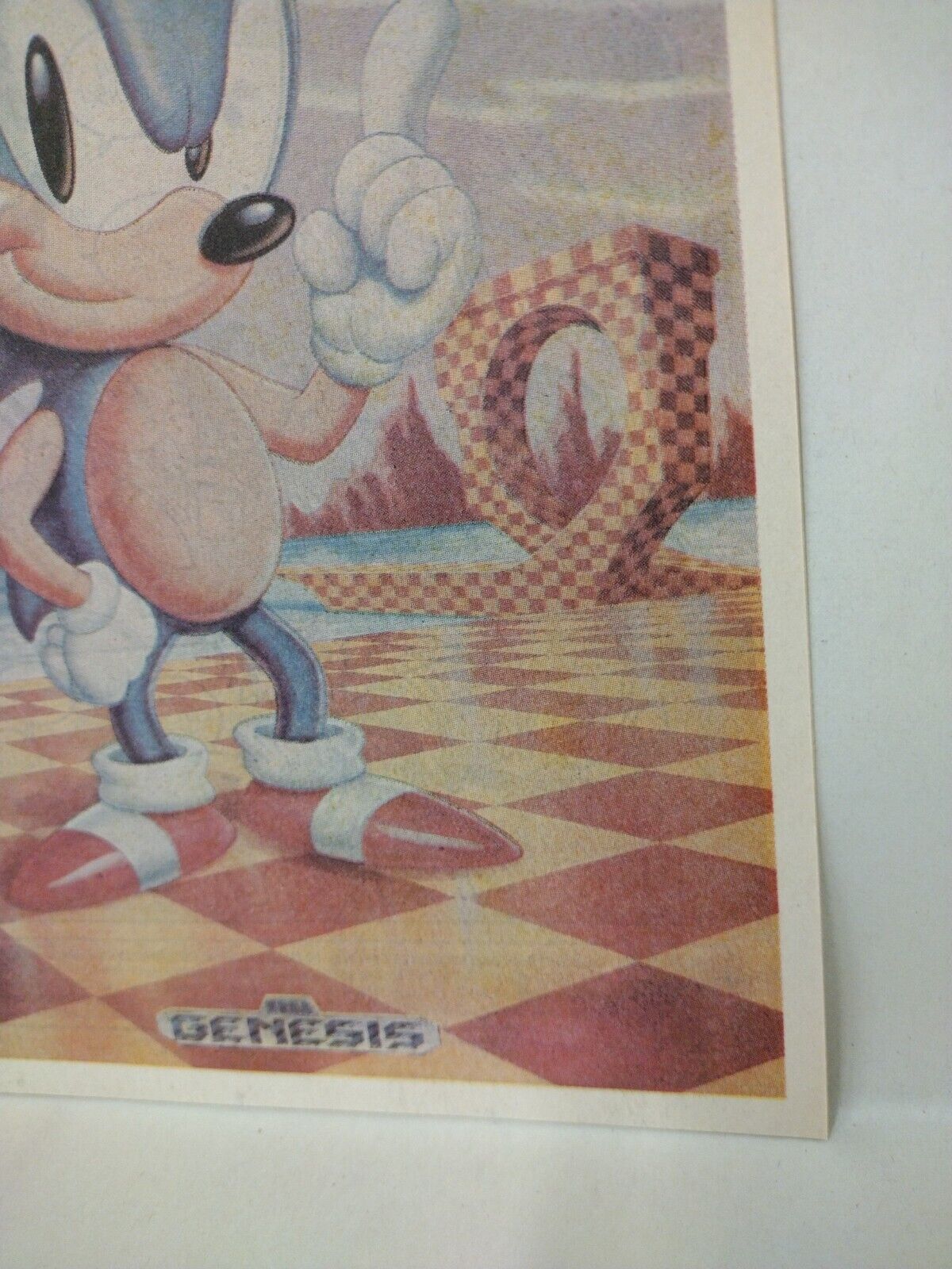 Sonic The Hedgehog #1 (1991) Newsprint Sega Games Insert Comic 1st Appearance 