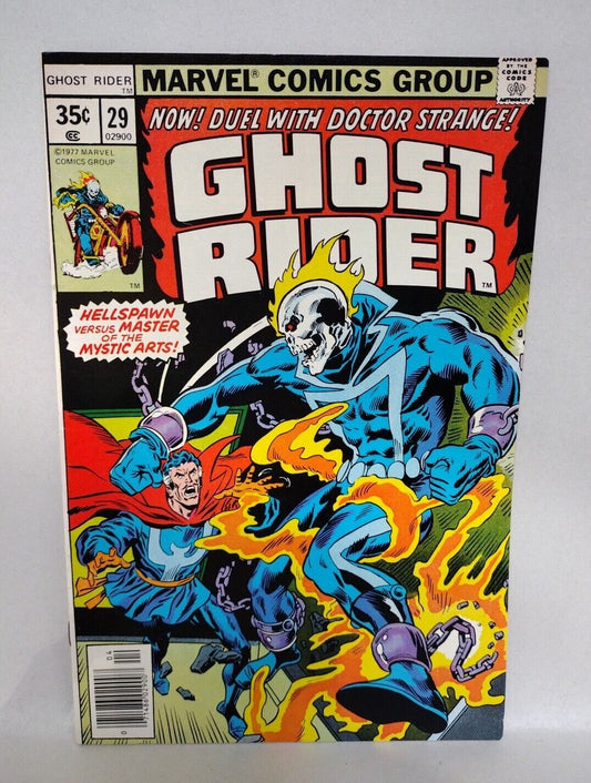 Ghost Rider #29 (1977) Marvel Comic 1st Dr Strange Battle VF