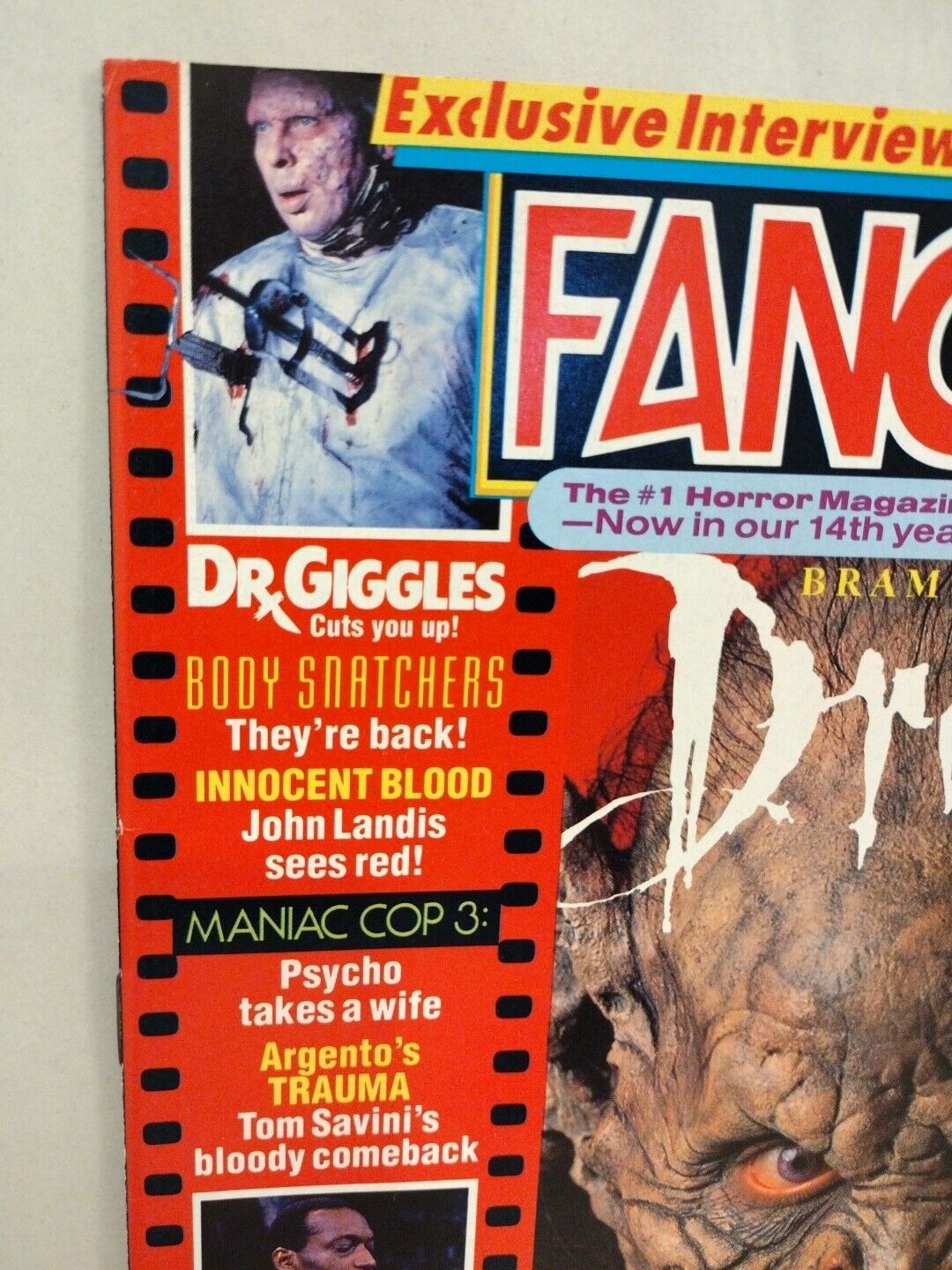 Fangoria Magazine #118 (1992) Dracula Dr  Giggles Candyman Maniac Cop 3 Trauma