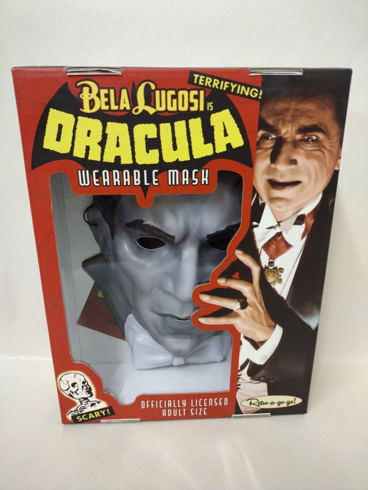 Bela Lugosi Dracula Wearable Mask 2021 Variant Retro A Go Go Halloween Mask NEW 