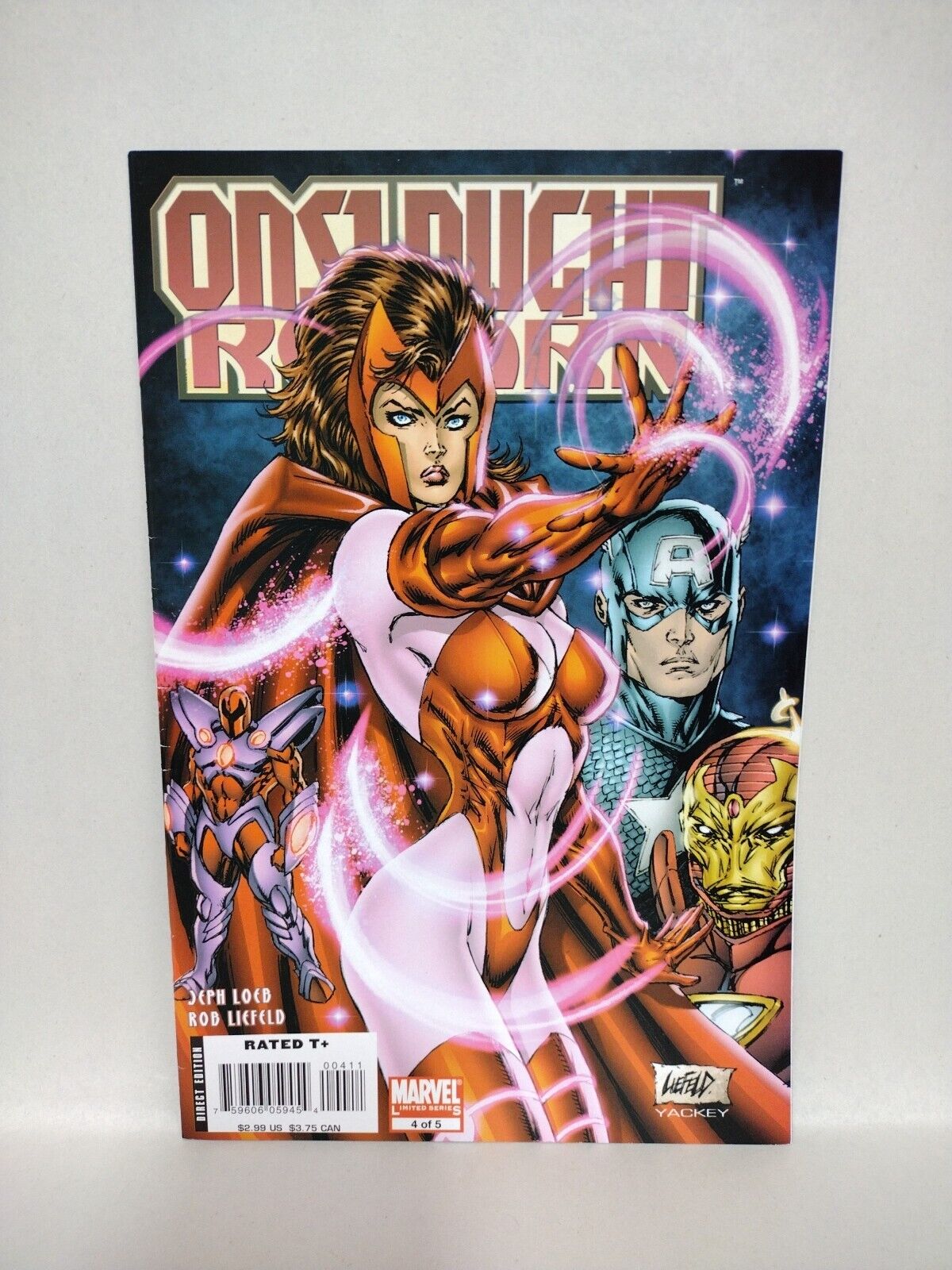 Onslaught Reborn (2007) Complete Marvel Comic Lot Set #1-5 Rob Liefeld Jeph Loeb