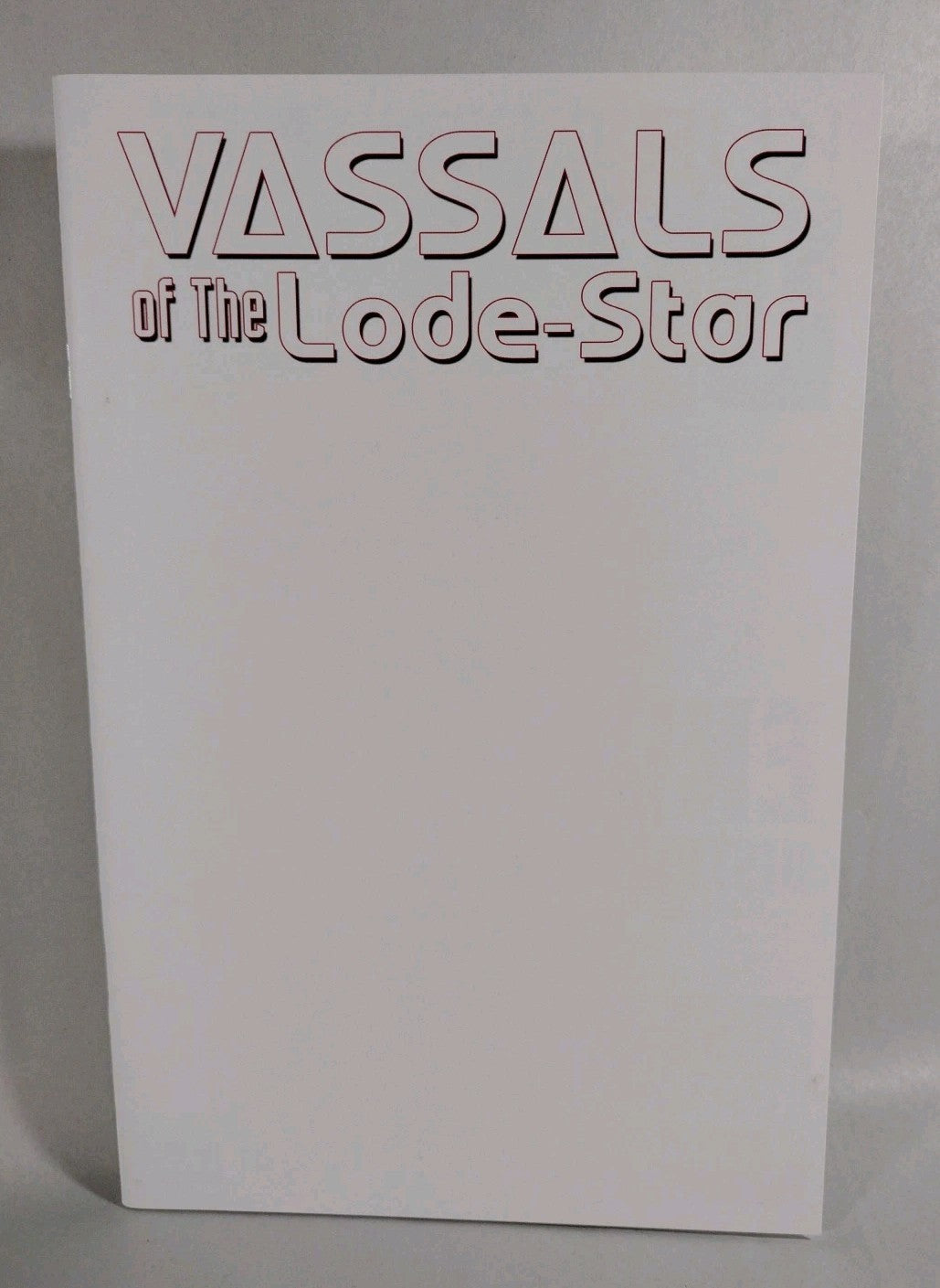 Vassals Of The Lode-Star (2016) Envoy Comics Blank Sketch Variant Gardner Fox NM