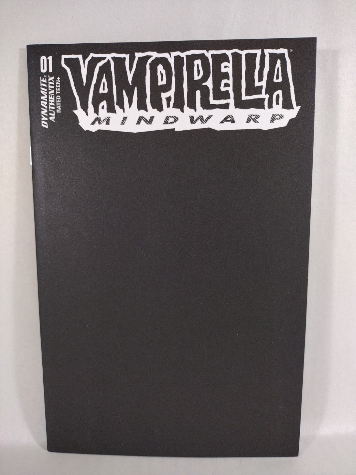 Vampirella Mindwarp #1 (2022) Dynamite Blank Black Sketch Variant Cover Comic NM