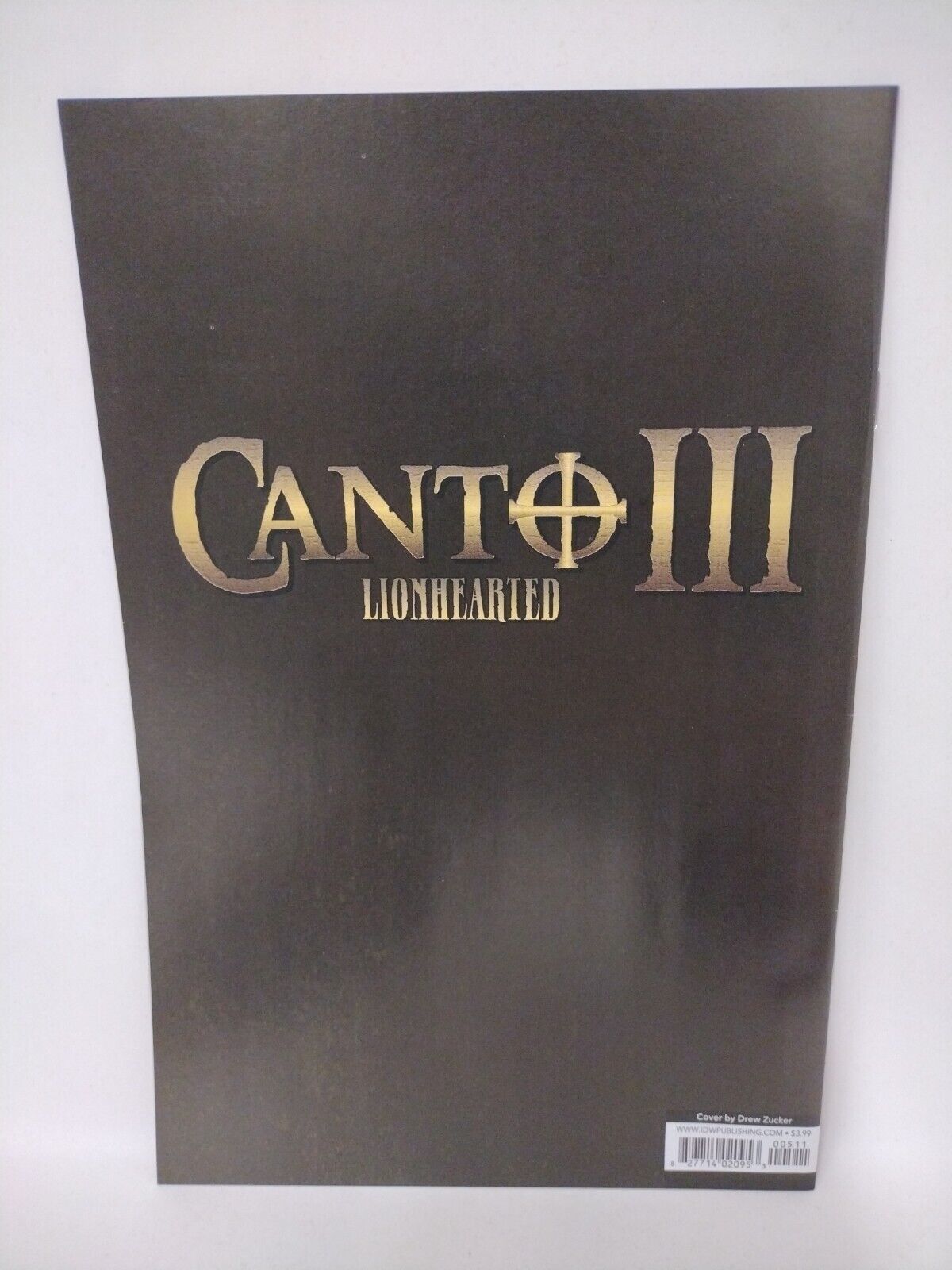 Canto III Lionhearted (2021) IDW Comic Lot Set #4 5 6 Last Issues Booher Zucker