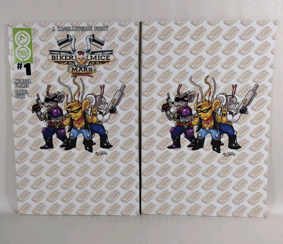 Biker Mice From Mars #1 (2025) Volume 2 Nacelle Smunchy Variant Set VF-NM