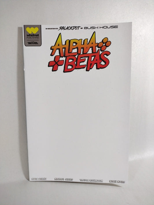 Alpha Betas #1 (2022) Whatnot Massive Blank Sketch Variant Cover NM