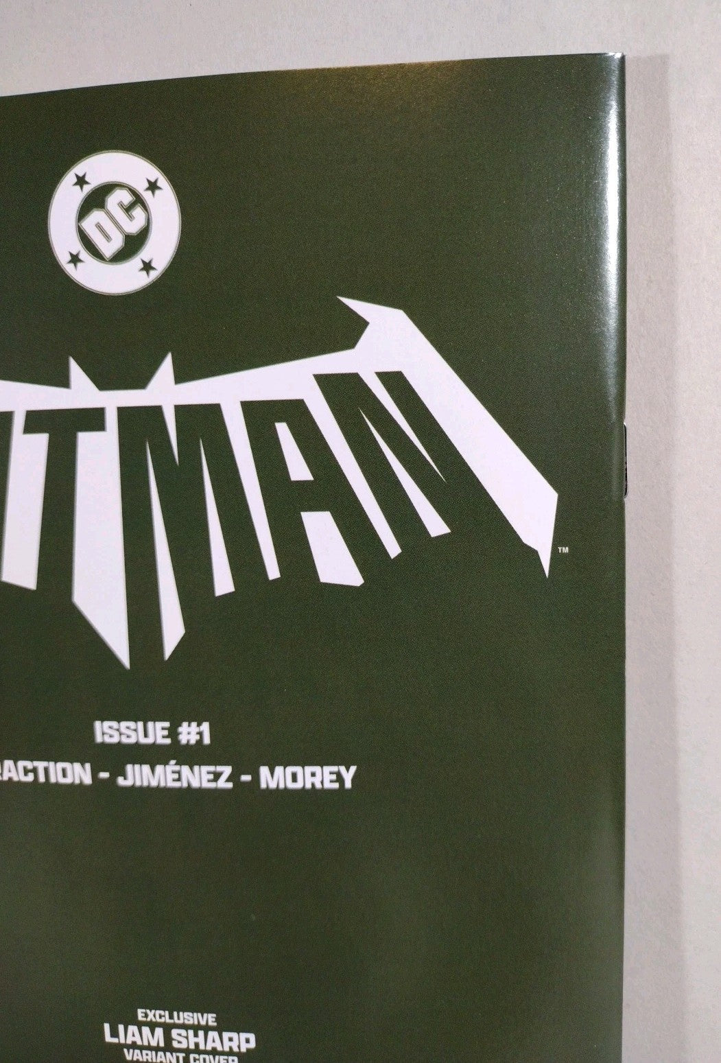 BATMAN 1 (2025) RCCC DC ComicsPro Exclusive Variant Cover Signed Sharp Fraction