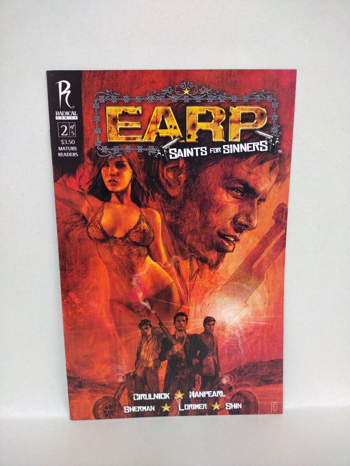 Earp Saints For Sinners (2010) Complete Radical Comic Story Lot Set #1 2 3 4 