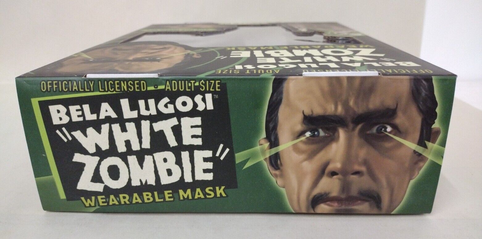 Bela Lugosi White Zombie Wearable Mask (2021) Retro A Go Go, Halloween Mask, NEW