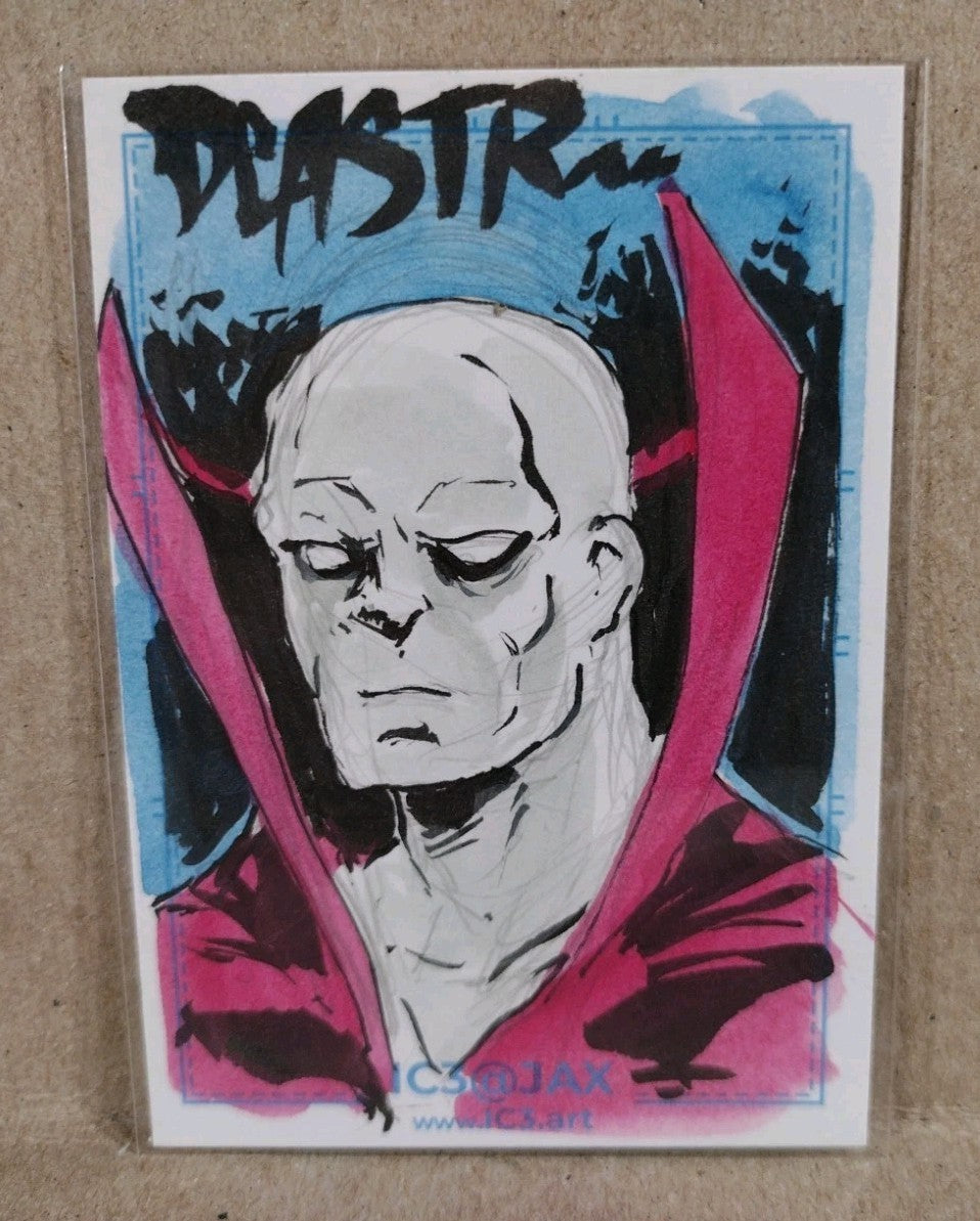 CAF IC3 (2026) JAX Convention Sketch Card W Original Dave Castr Dead Man Art