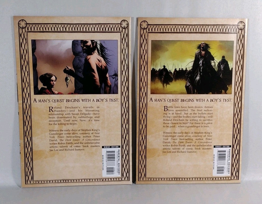 Dark Tower Gunslinger Born Complete 2007 Marvel Comic Set #1-7 Guidebook + Bonus