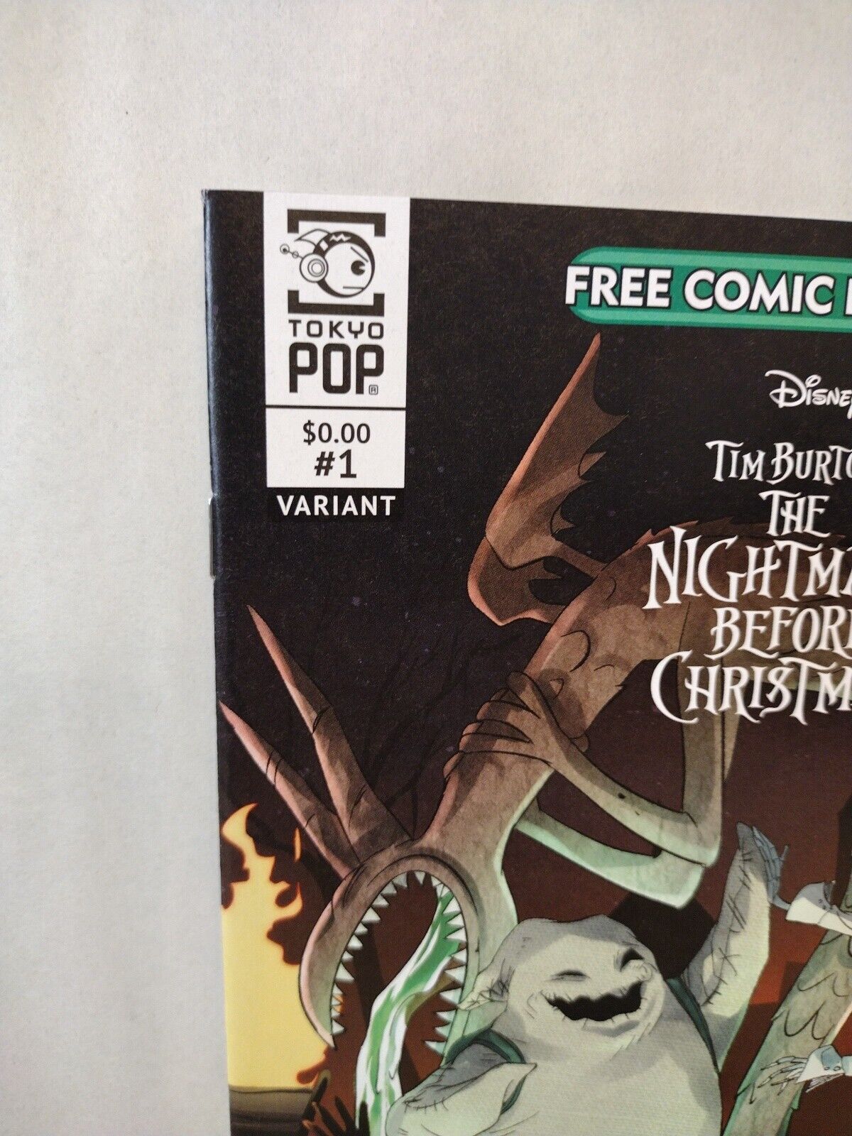 Nightmare Before Christmas Battle For Pumpkin King FCBD Free Comic Book Day NM