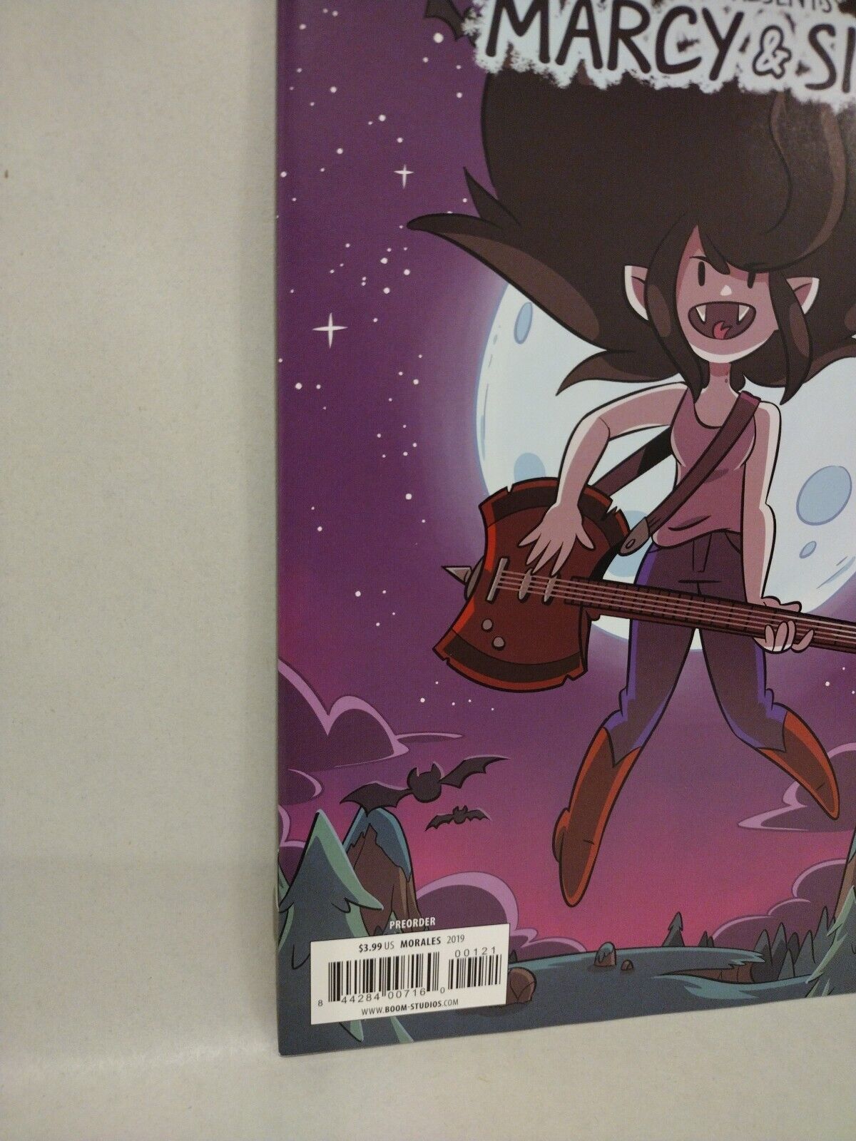 ADVENTURE TIME Presents Marcy & Simon #1 Boom Comic A Morales Preorder Variant