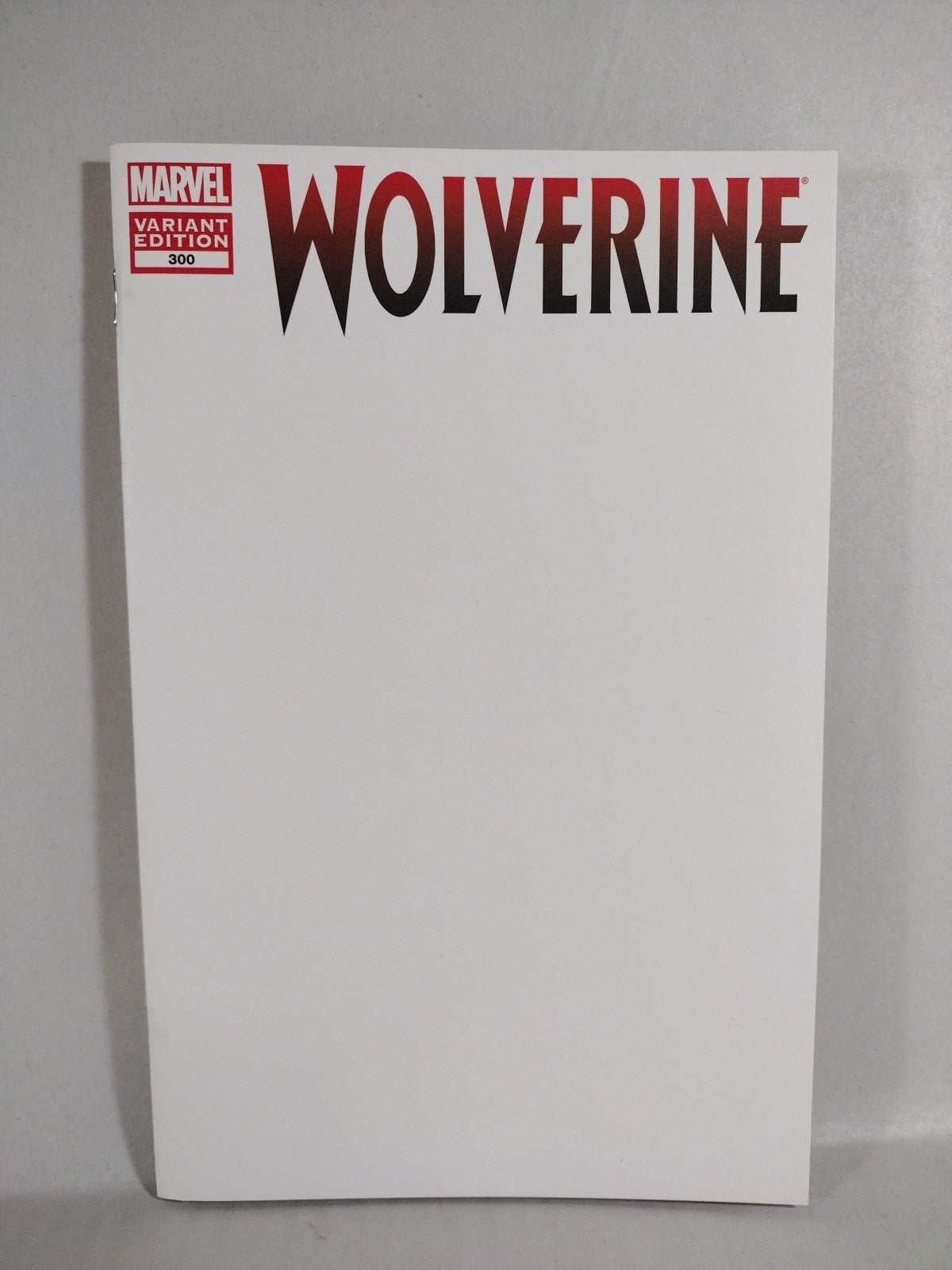 Wolverine #300 (2012) Marvel Comic Blank Sketch Cover Variant NM