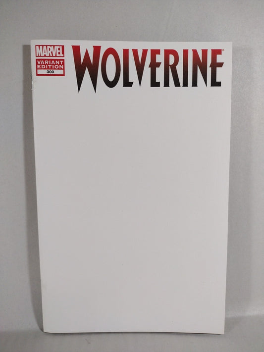 Wolverine #300 (2012) Marvel Comic Blank Sketch Cover Variant NM