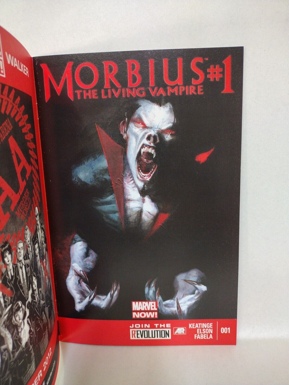 Morbius The Living Vampire #1 (2013) Marvel Comic Sketch Variant w Orignal Art