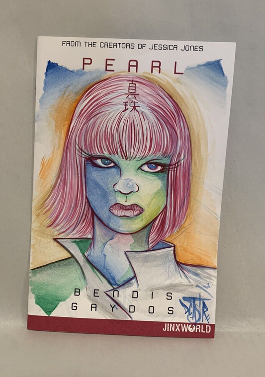 PEARL #1 Blank Sketch Variant Cover Comic 2018 W Original Art Dave Castr