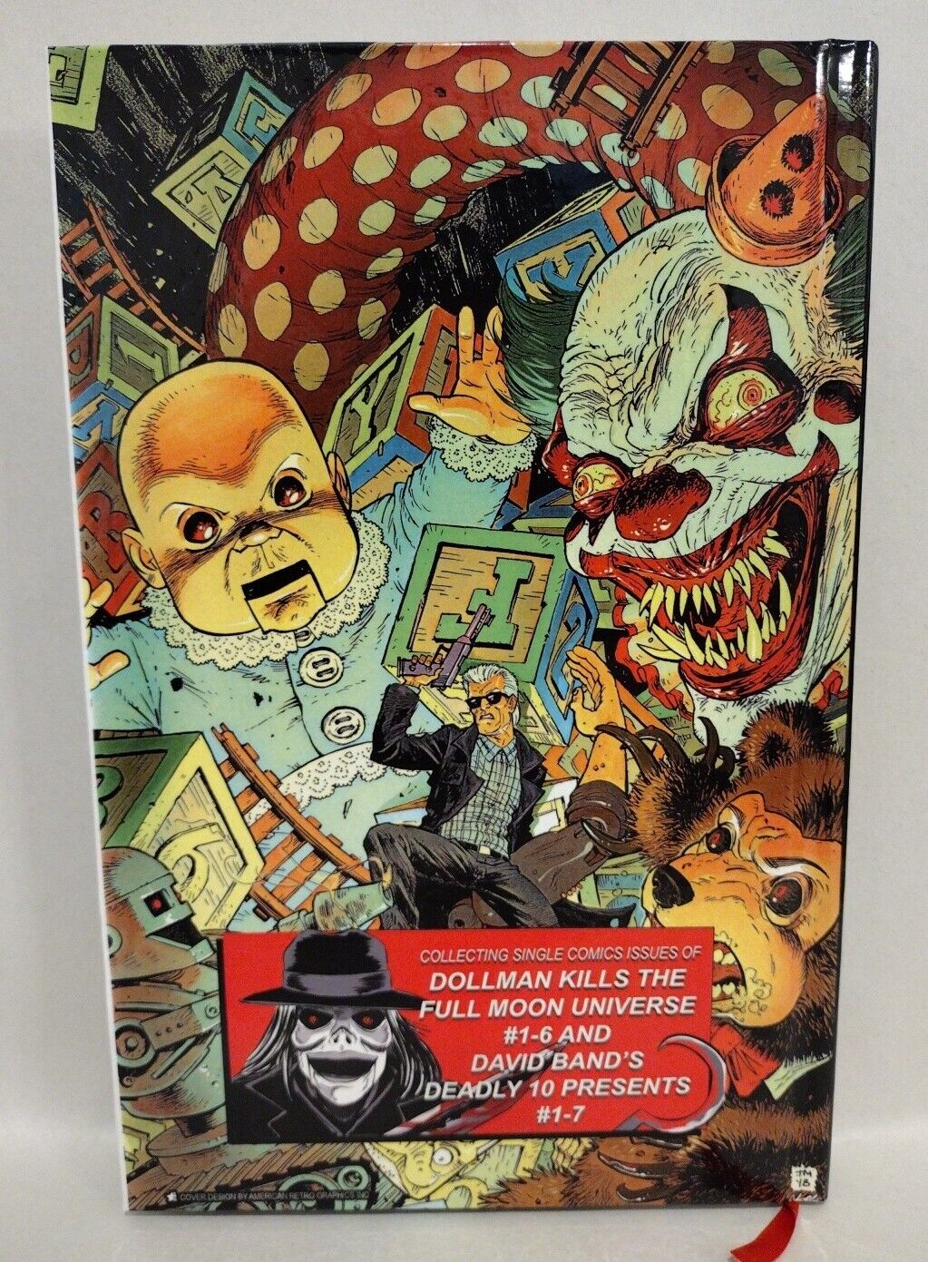 Full Moon Comix Library Edition Custom Bound Comic Hardcover ARG 166 Deadly Ten