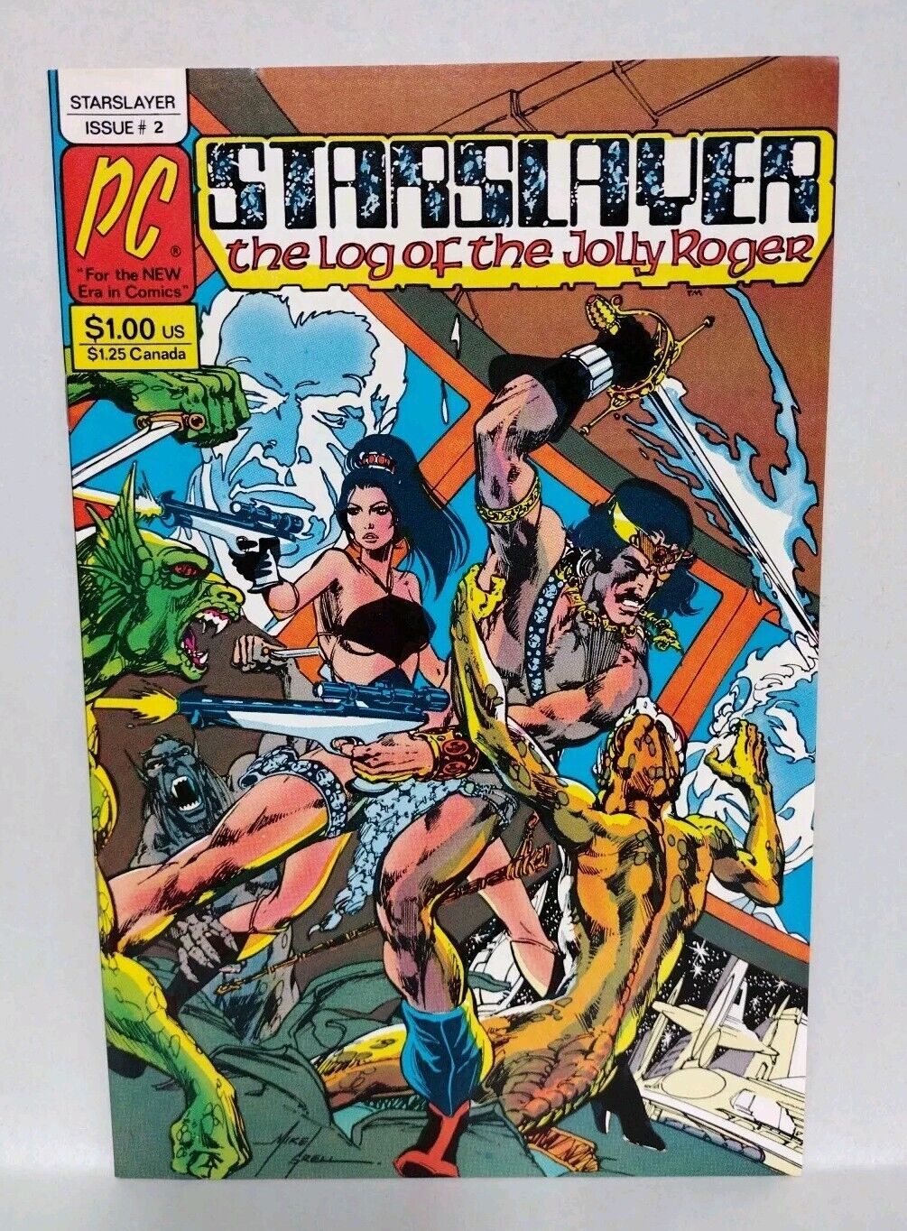 Starslayer #2 (1982) PC Comics 1st Rocketeer Appearance Origin Dave Stevens NM