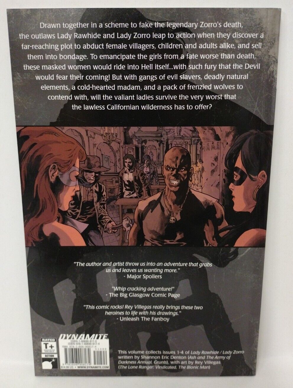 Lady Rawhide Lady Zorro (2016) Dynamite TPB SC Shannon Denton Rey Villegas New