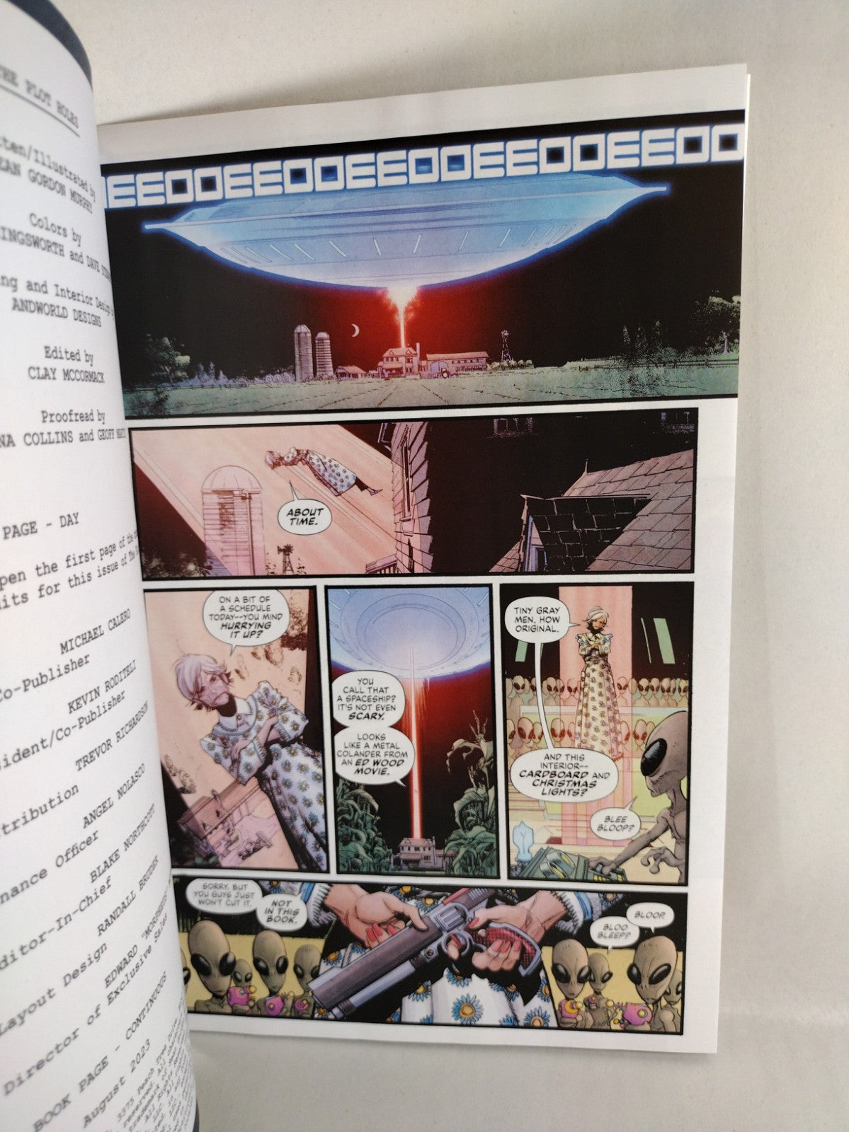 THE PLOT HOLES #1 (2023) Whatnot Massive Blank Sketch Variant Cover Comic NM