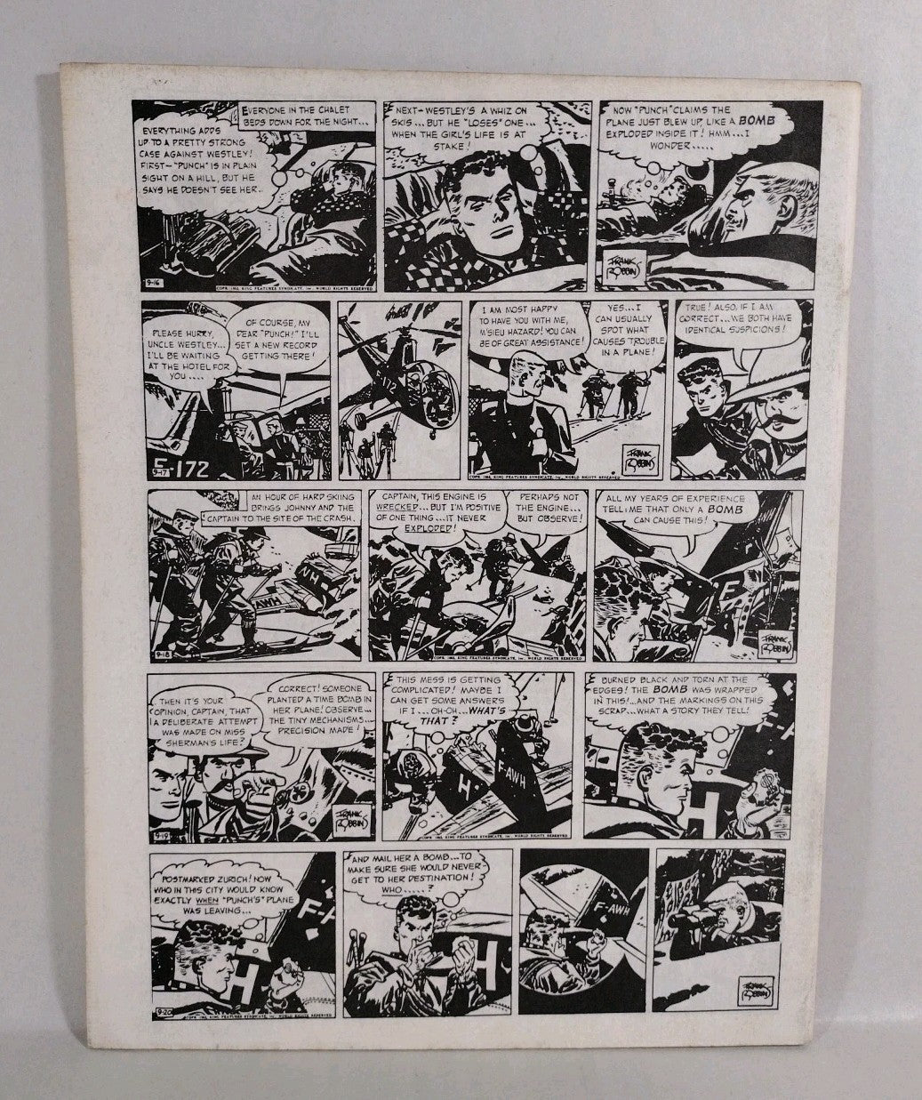 JOHNNY HAZARD (1986) U S Classics Series Frank Robbins Comic Magazine Lot #9 10