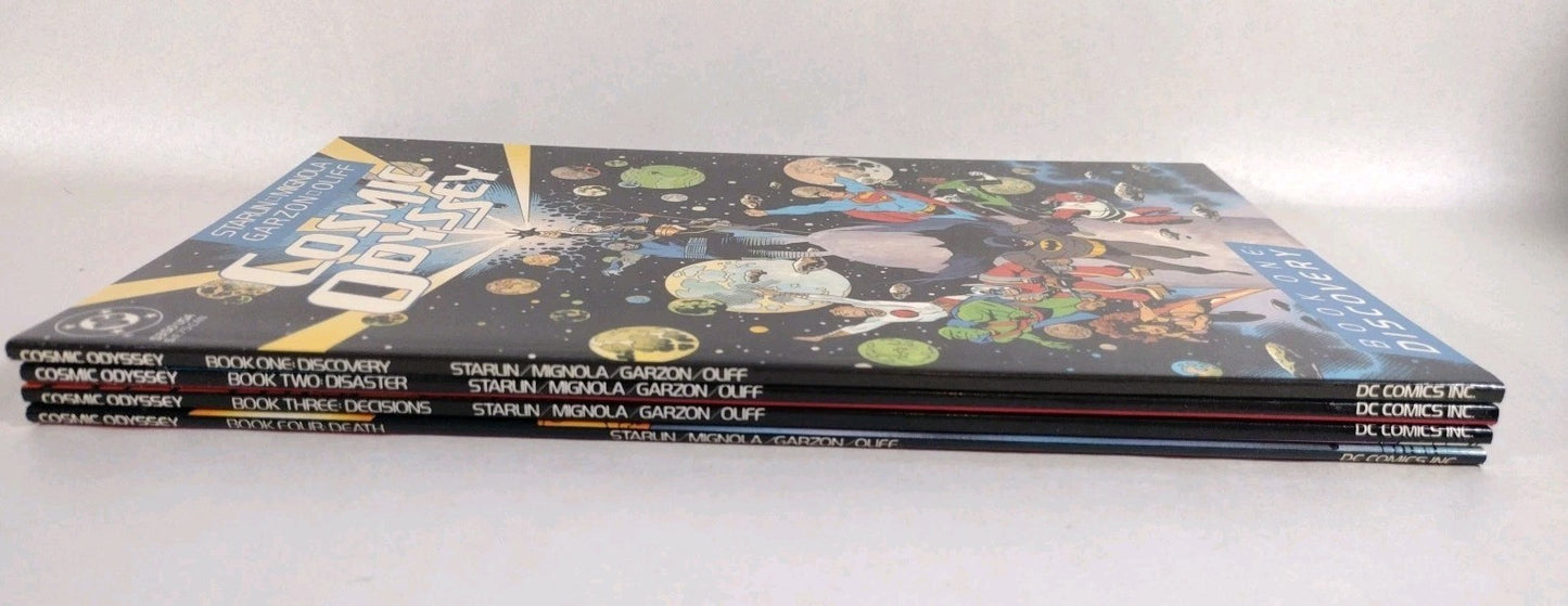Cosmic Odyssey (1988) Complete DC Comics SC Set 1 2 3 4 Mike Mignola Jim Starlin
