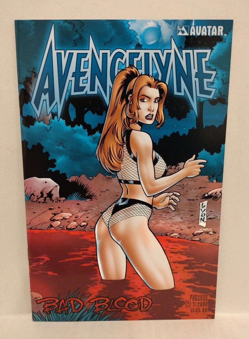 Avengelyne (2000) Bad Blood Prelude Avatar Press Variant Comic Set Al Rio NM